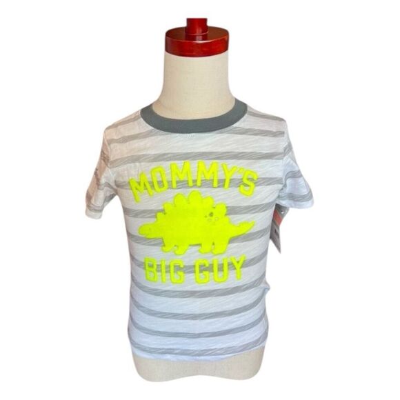 NWT Toddler Boys Carters Mommy’s Big Guy Dinosaur Graphic Tee Shirt - Sz 2T - Picture 1 of 1